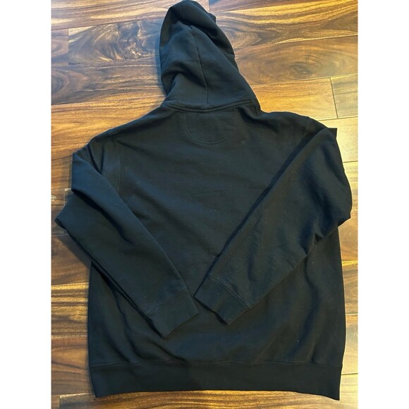 Nintendo Samus Metroid Unisex Men's Port & Company Hoodie Large Black Orange - Picture 4 of 4